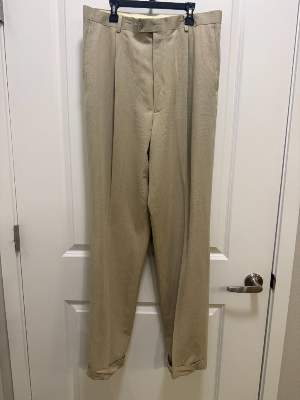 Axcess Men's Tan Pleated Dress Pants NWT Sz 34x34